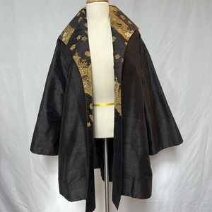 MARIKO Wearable Silk Originals Art To Wear Jacket Coat One Size